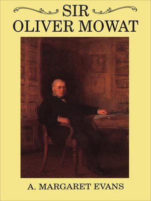 cover image of Sir Oliver Mowat